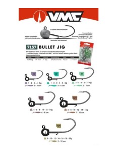 JIG HEAD VMC BULLET JIG Nº 1/0 2