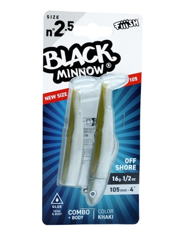 COMBO BLACK MINNOW 105 OFF SHORE 16G - KHAKI