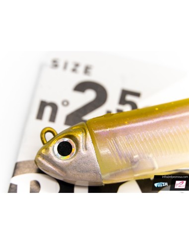 COMBO BLACK MINNOW 105 SHORE 8G - WAKASAGI