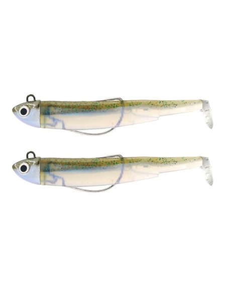 DOBLE COMBO BLACK MINNOW 120  SEARCH 18G GREEN PHANTOM