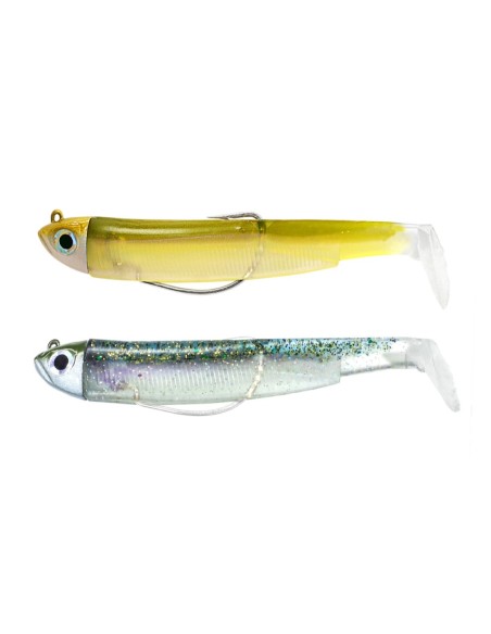DOBLE COMBO BLACK MINNOW 120 SHORE 12G GHOST MINNOW + WAKASAGI