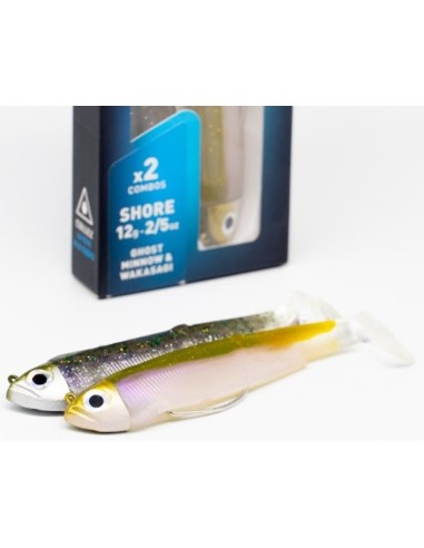 DOBLE COMBO BLACK MINNOW 120 SHORE 12G GHOST...