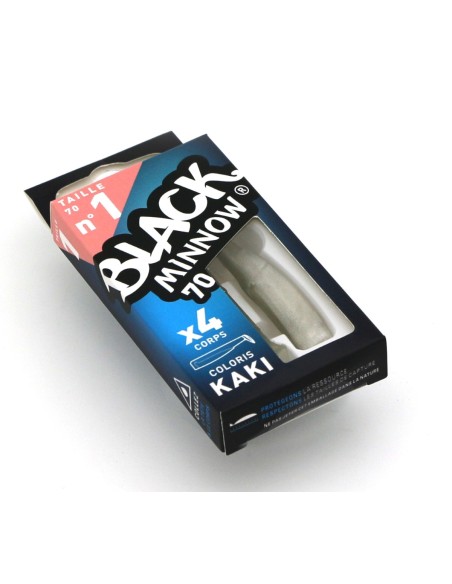 CUERPOS BLACK MINNOW 70 KHAKI - x4