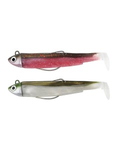 DOBLE COMBO BLACK MINNOW 70 SEARCH 4.5G PINK + KHAKI
