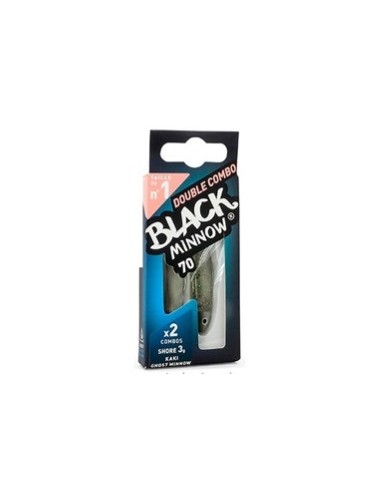 DOBLE COMBO BLACK MINNOW 70 OFF SHORE 6G KHAKI...