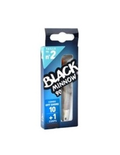 COMBO BLACK MINNOW 90 OFF SHORE 10G KHAKI GLITTER 2