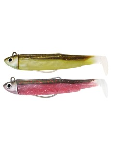 DOBLE COMBO BLACK MINNOW 90 SEARCH 8G SPARKLING BROWN + PINK