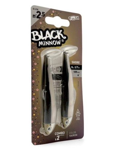 DOBLE COMBO BLACK MINNOW 105 SHORE 8G VAIRON