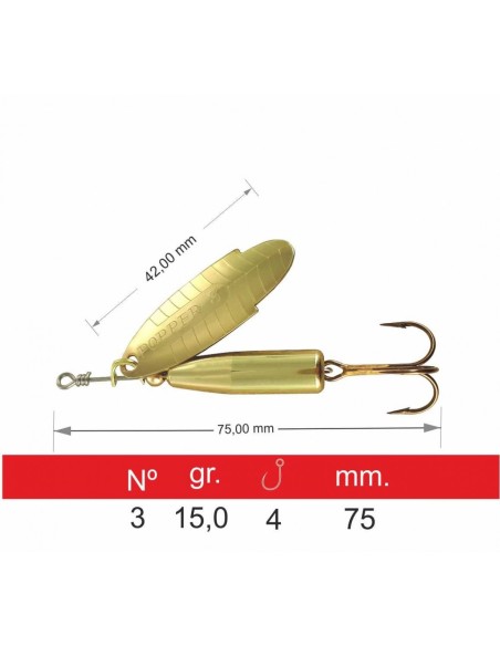 CUCHARILLA EVIA POPPER LASTRADA ORO