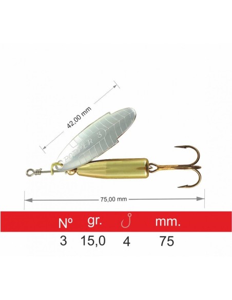 CUCHARILLA EVIA POPPER LASTRADA PLATA