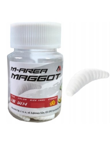 MIKADO M-AREA LONG MAGGOT WHITE