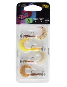 FOX RAGE ULTRA UV MICRO GRUB TAIL LOADED LURE PACK