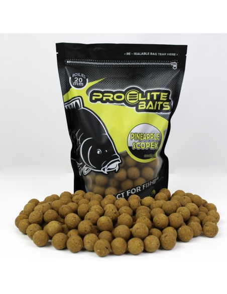 PRO ELITE BAITS BOILIES CLASSIC PIÑA & SCOPEX 20MM 800G