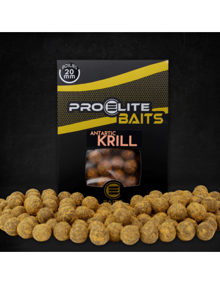 PRO ELITE BAITS BOILIES ANTARTIC KRILL GOLD 24MM 1KG