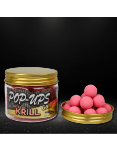 PRO ELITE BAITS FLUORO POP UP ANTARTIC KRILL GOLD 14MM