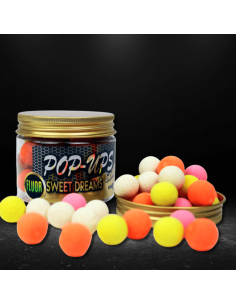 PRO ELITE BAITS FLUORO POP UP SWEET DREAMS GOLD 14MM