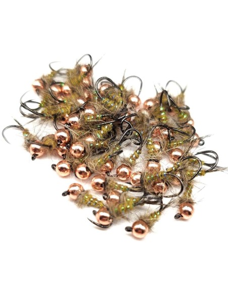 NINFA OLIVA BRINCA PERLA AF08