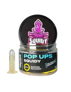 TACTICA BAITS SQUIDY POP UPS FLUORO YELLOW 150ml