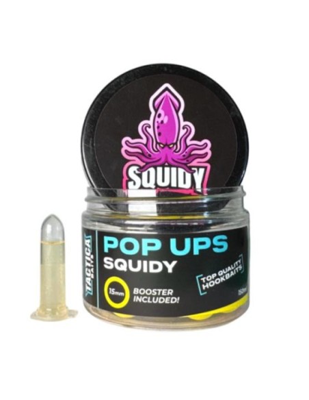 TACTICA BAITS SQUIDY POP UPS FLUORO YELLOW 150ml