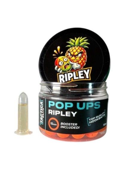 TACTICA BAITS RIPLEY POP UPS FLUORO ORANGE 150ml