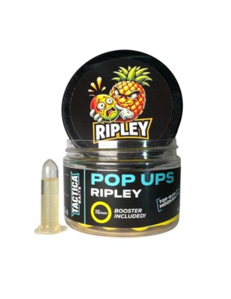 TACTICA BAITS RILPEY POP UPS FLUORO YELLOW 150ml