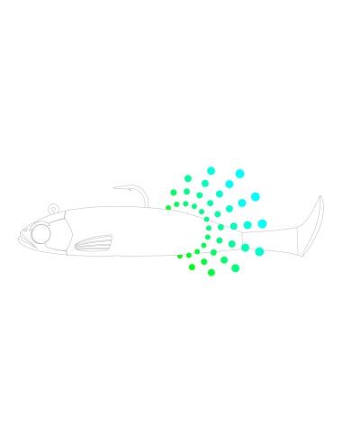 MASTER SHAD 75 COMBO LIGTH 3g KHAKI