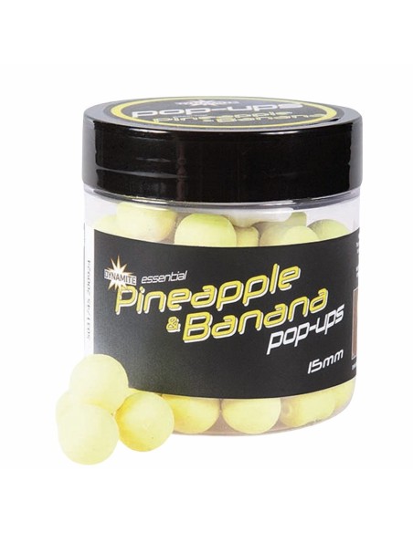 DYNAMITE BAITS PINEAPPLE & BANANA FLURO POPUP 15MM