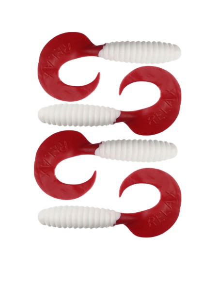 TWISTER RELAX 6´ 048-WHITE RED