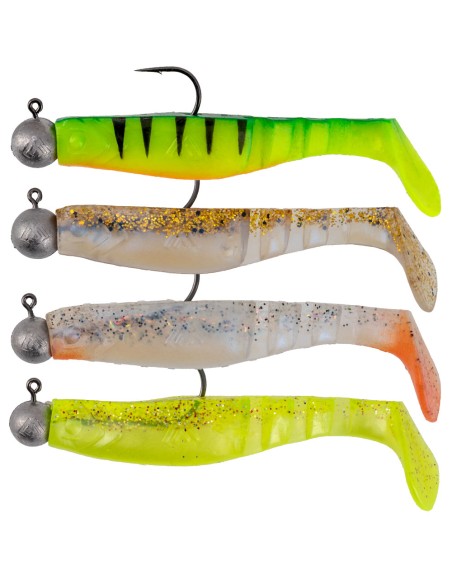 SET FISHUNTER READY RIGGED 8CM - 4PCS