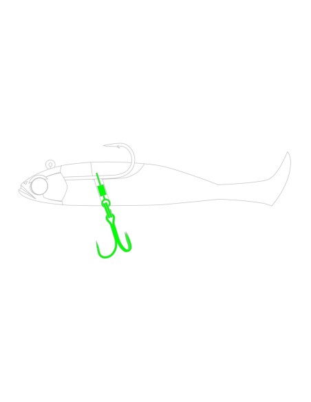 MASTER SHAD 75 COMBO LIGTH 6g NEON PINK