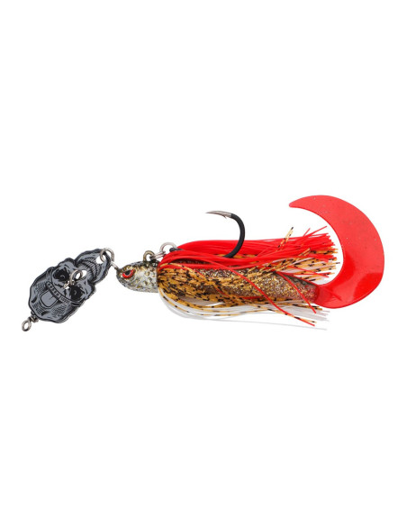 CHATTER MADCAT SKULL BLADE JIG XL 55G - 7/0 SALTNPEPPER