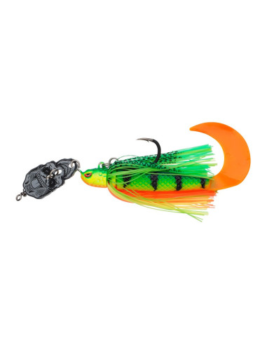 CHATTER MADCAT SKULL BLADE JIG XL 55G - 7/0 FIRETIGER UV