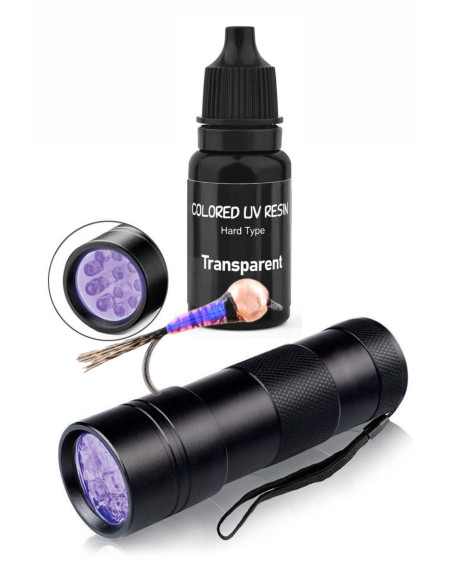 PACK LINTERNA UV + RESINA UV