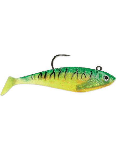 STORM WILDEYE SWIM SHAD FIRE TIGER 13CM - 43G PACK 3