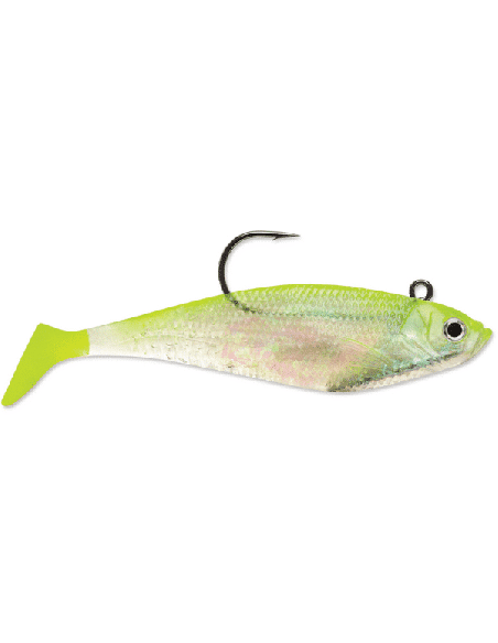 STORM WILDEYE SWIM SHAD CHARTREUSE SILVER 15CM - 62G PACK 3