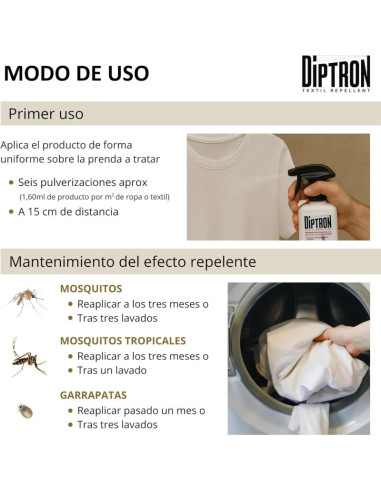 DIPTRON REPELENTE GARRAPATAS Y MOSQUITOS