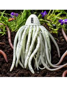 MADCAT WORMS TEASER 150GR GLOW IN THE DARK 2