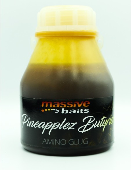 MASSIVE BAITS AMINO GLUGS PINEAPPLEZ BUTYRICCO 250ML