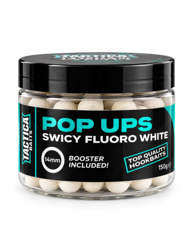 TACTICA BAITS SWICY FLUORO WHITE 150ml