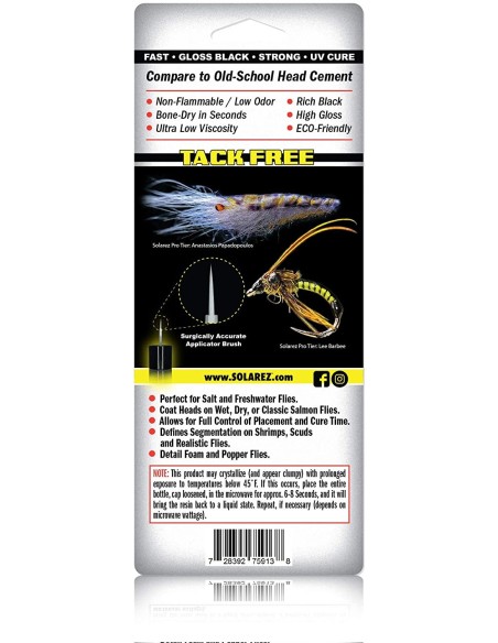 RESINA UV SOLAREZ BLACK BONE DRY