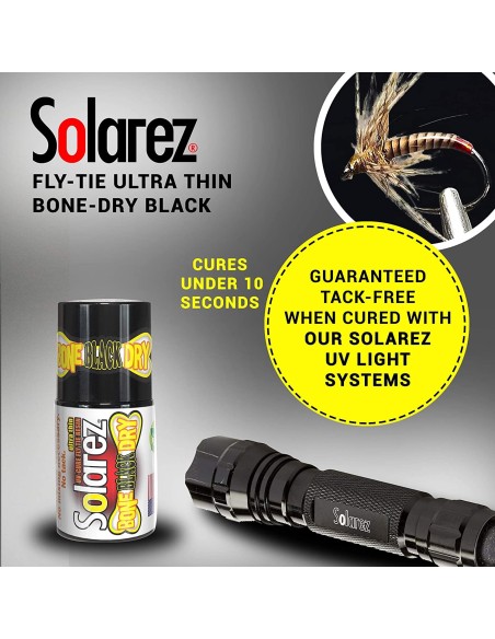 RESINA UV SOLAREZ BLACK BONE DRY