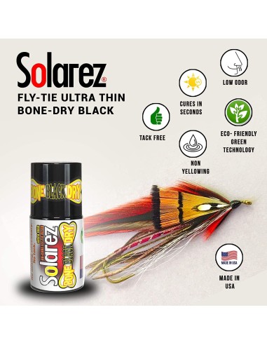 RESINA UV SOLAREZ BLACK BONE DRY