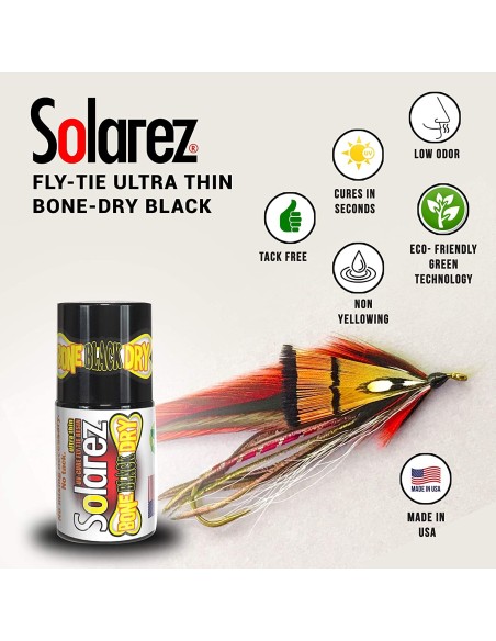 RESINA UV SOLAREZ BLACK BONE DRY