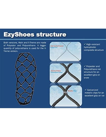 CRAMPONES ANTIDESLIZANTES EZY SHOES