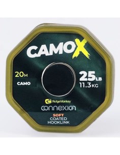 RIDGEMONKEY CAMOX SOFT COATED HOOKLINK 25LB