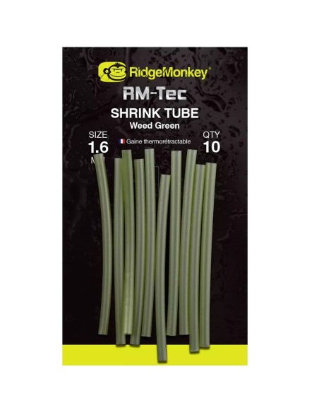 RIDGEMONKEY CONNEXION SHRINK TUBE WEED GREEN 2.4mm