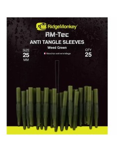 RIDGEMONKEY CONNEXION ANTI TANGLE SLEEVES WEED GREEN SHORT