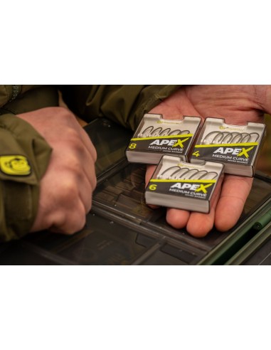 RIDGEMONKEY APE-X MEDIUM CURVE BARBED SIZE 4