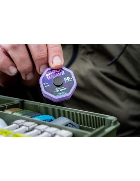 RIDGEMONKEY CONNEXION SHOCK WEAVE BRAIDED SHOCK LEADER 50LB