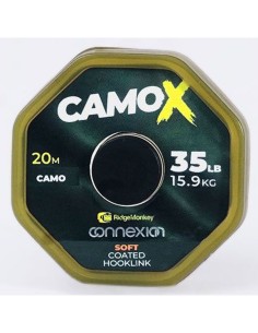 RIDGEMONKEY CAMOX SOFT COATED HOOKLINK 35LB